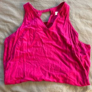 Pink knee length dress